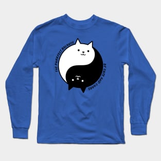 The Purrfect Balance Of Cute And Chaos Cat Long Sleeve T-Shirt